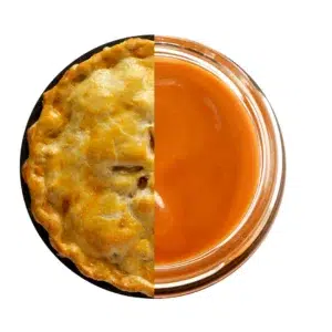 Pie-with-Caramel-Sauce